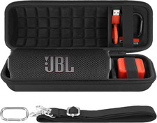 Hard Travel Case for JBL Flip 7/6/5 Waterproof Portable Bluetooth Speaker Black