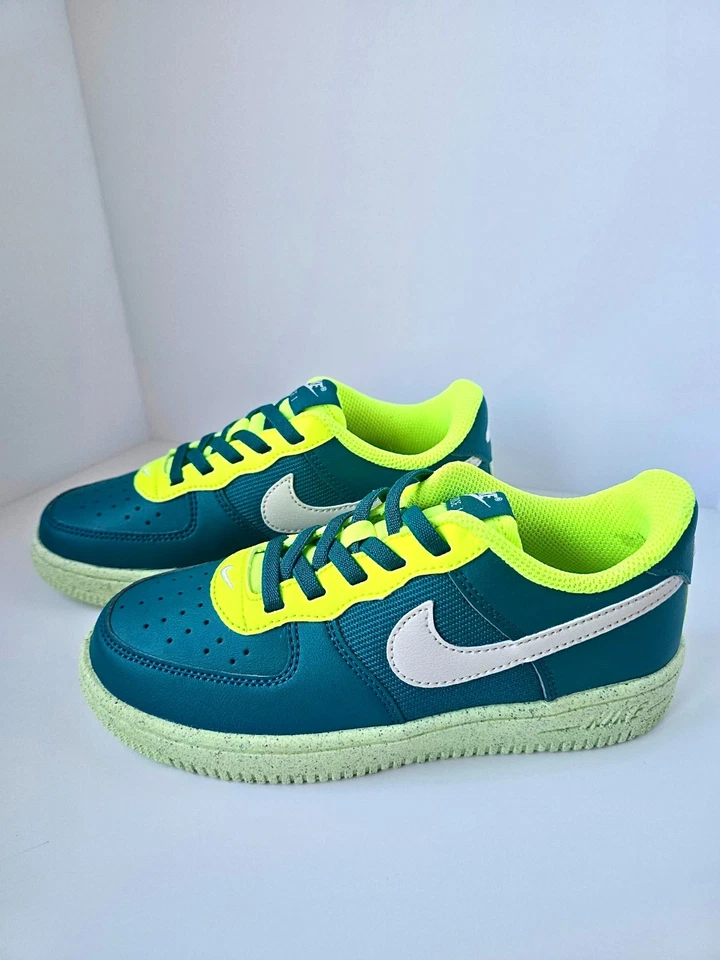 Nike Force 1 Crater NN | Para niños Talla 1Y | Abeto Brillante | Auténticas | Corbatas con suela Foto 2 de 4