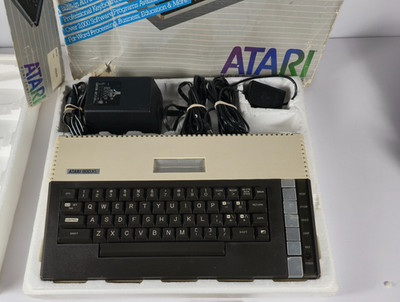 Vintage Atari 800XL Home Computer with Original Power Cord And Computer Cord