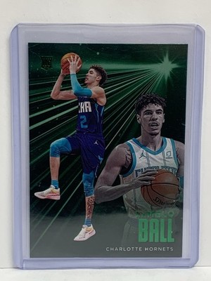 2020-21 Panini Chronicles Essentials #201 LaMelo Ball Green Charlotte Hornets RC