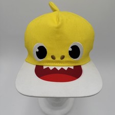 Baby Shark Pinkfong Child's Yellow Embroidered Adjustable Baseball Style Hat