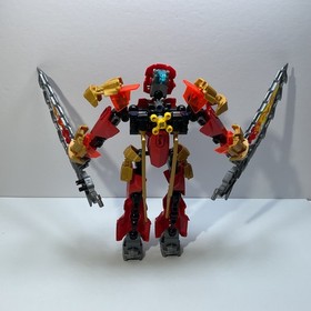 LEGO Bionicle Tahu Master of Fire 70787 Complete Both Masks & Skull Spider