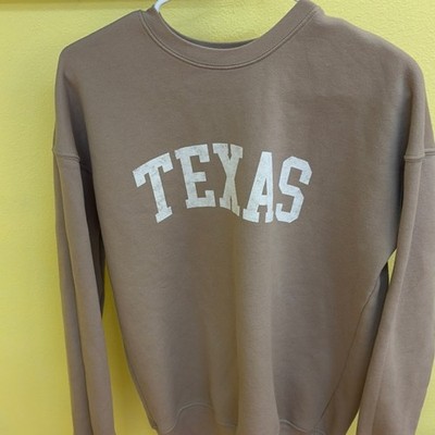 Oat Collective Texas Longhorns Brown Sweatshirt Medium NCAA Fan Apparel