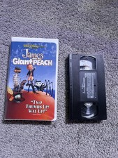 Walt Disney James and the Giant Peach (VHS, 1996)- Clam Shell Family Kids Movie