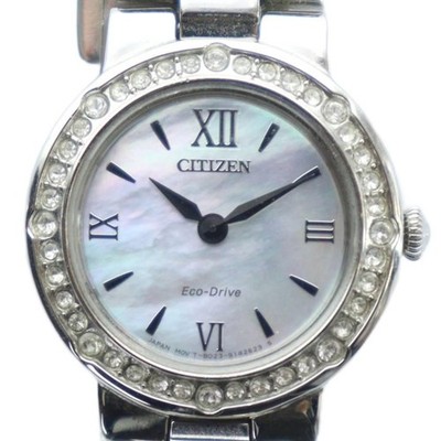 CITIZEN B023-S065003 Eco-Drive Solar römisches Zifferblatt Strass Uhr