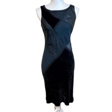 Vintage Y2K ABS Velvet Lace Sleeveless Dress ...