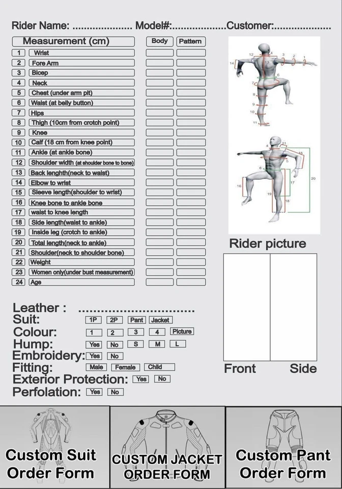 Cowhide Customise Honda Repsol Motorcycle/Motorbike Biker's Leather Racing Suit - Image 4 of 4