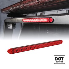 16 Dot Submersible Red Led Clearance Id Truck Trailer Marker Tail Light Bar