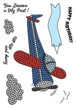 Craft BuddyUS CCST97: Craft Buddy Crystal Art FLYING HIGH A6 Stamp Set