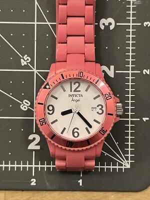 Invicta Red & White ‘Angel’ Satin Watch Amazon.com: Invicta Women main image 2