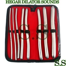 8 HEGAR DILATOR SOUNDS SET 7.5" GYNO SURGICAL INSTRUMENTS
