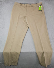 Perry Ellis Dress Pants Mens 36x34 Khaki Modern Fit Comfort Trousers Slacks
