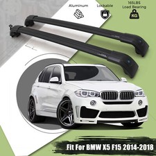 Roof Racks Cross Bars For Bmw X5 F15 2014-2018 Lockable Roof Rail Cross Bars