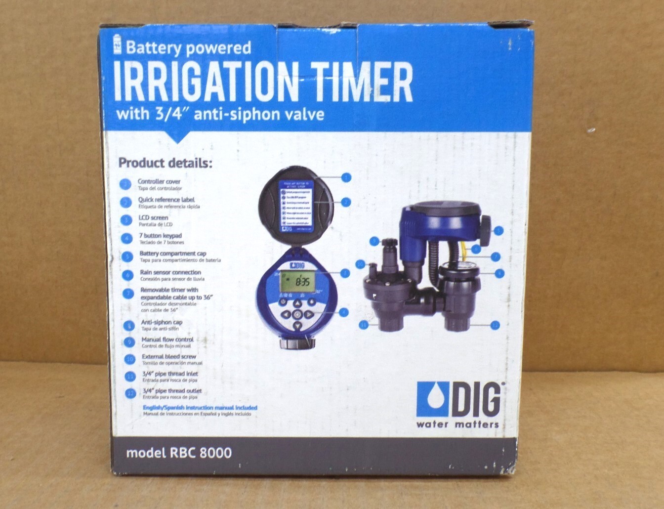 DIG RBC8000 3/4