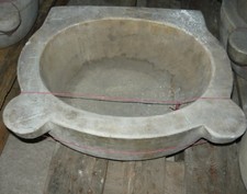Antica Acquasantiera lavandino in marmo CHIESA '700 originale da riutilizzare 