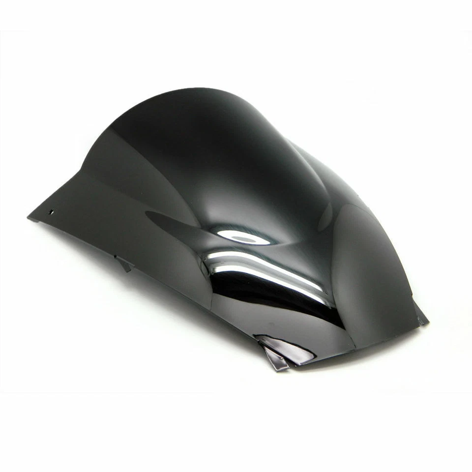 Blakc Double Bubble Windscreen Windshield ABS For Kawasaki Ninja ZX12R 2002-2005 - Изображение 2 из 2