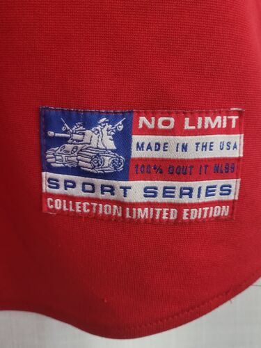 Vintage NO LIMIT Records Soldier Gear rot Baseball Trikot Größe Large limitierte Auflage - Bild 2 von 17