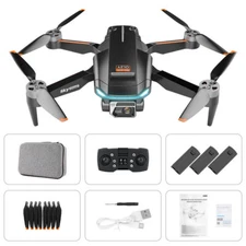 2023 HOT AE10 MINI Drone 4K HD PTZ Dual Camera With Light Flow Dron GPS FPV WIFI