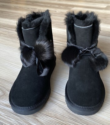 Damen Winterschuhe Größe 40 Gefüttert OOG Generation Art-No: OB5908 Black Neu