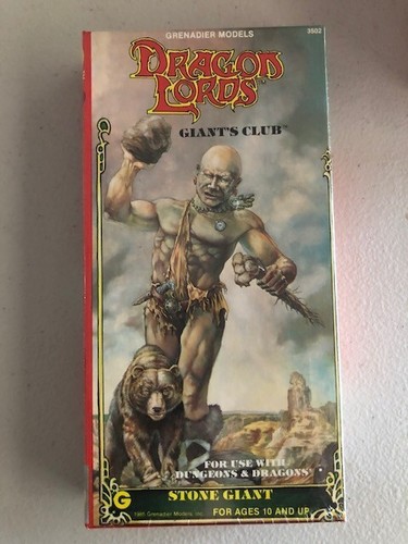 Grenadier Miniatures Box Stone Giant Series Dragon Lords #3502 Dungeons Dragons