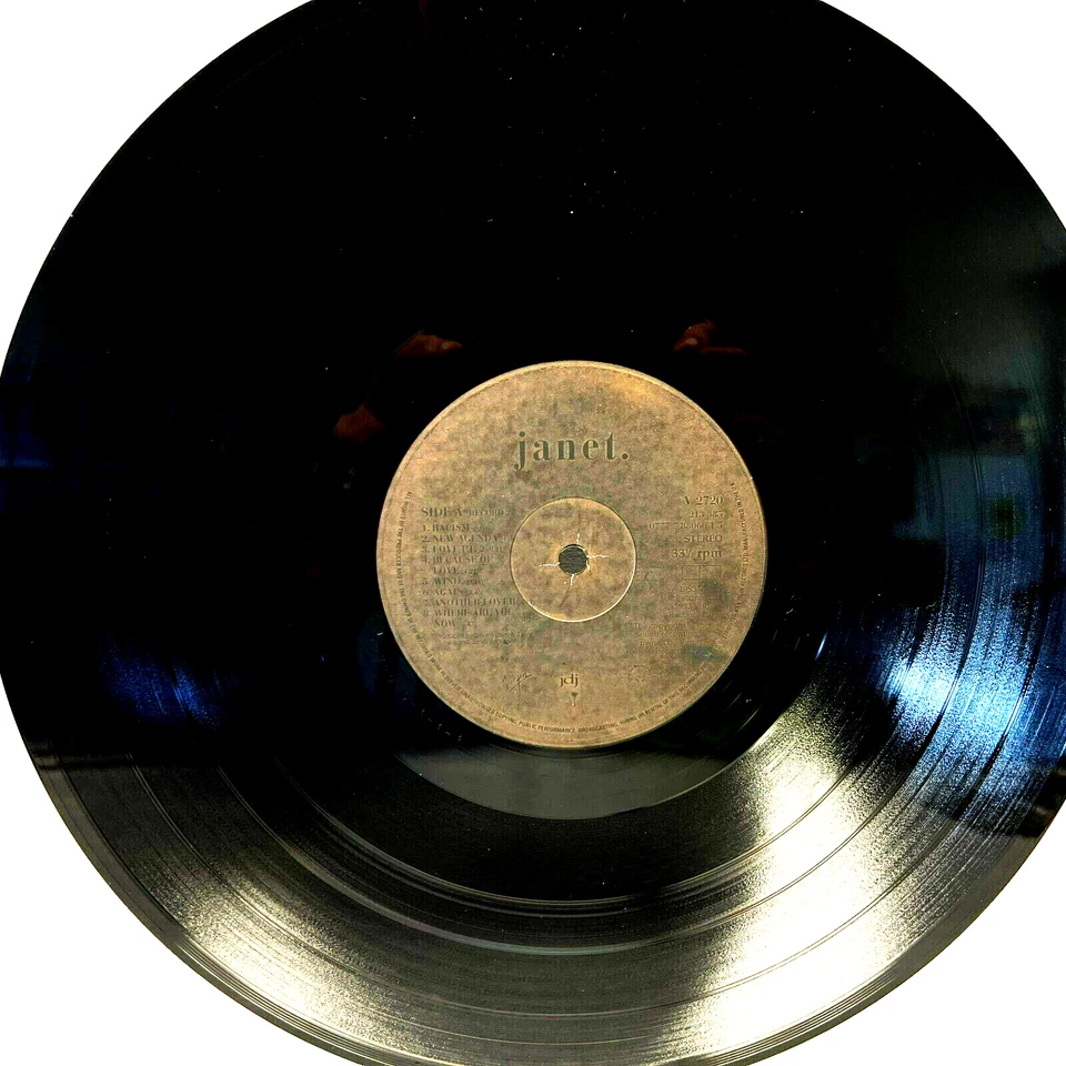 Janet Jackson Janet 1993 Vinyl Virgin Records 1st Press UK Import - Image 2 of 4