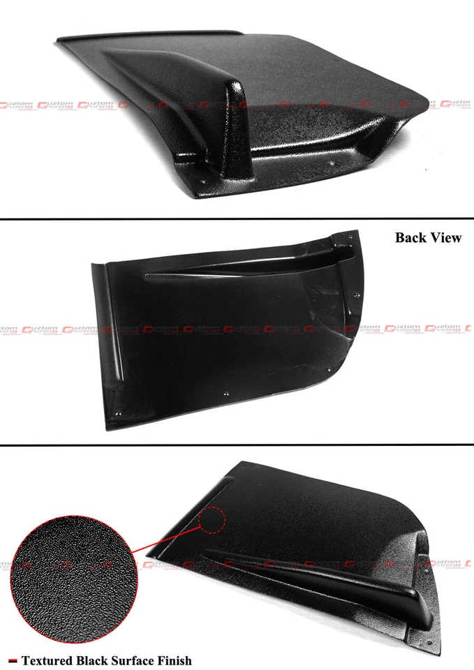 Difusor trasero aleta de tiburón negro texturizado estilo STI HT para Subaru Impreza WRX STI HT 02-07 Foto 4 de 4