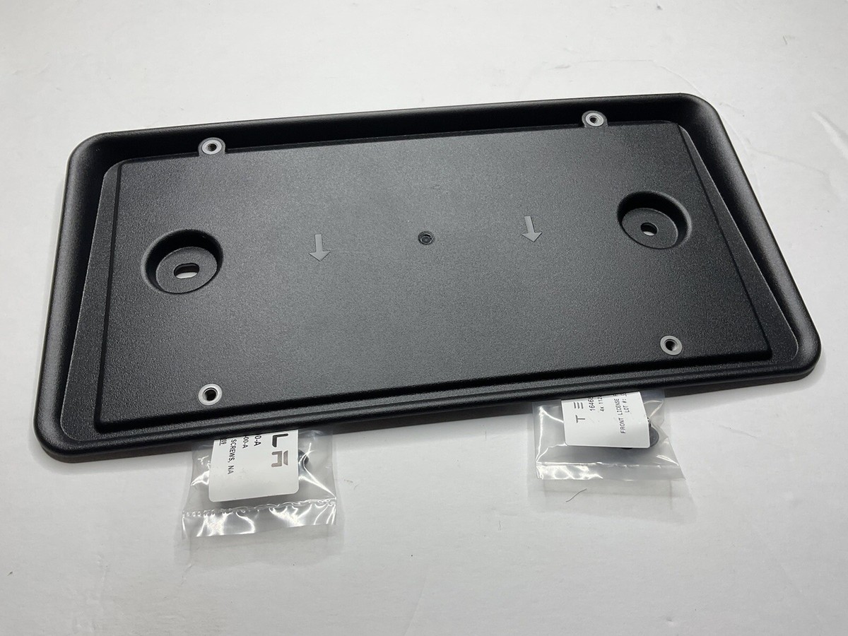 Tesla Model X Rear Trunk Lift Gate License Plate Bracket Mount