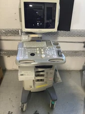ALOKA SSD-3500SV ULTRASOUND SYSTEM INCLUDES ALOKA MONITOR HP DVD PLAYER PRINTER