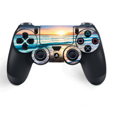 Skins Decal Wrap for PS4 / PS4 Pro Controller - sunset on beach