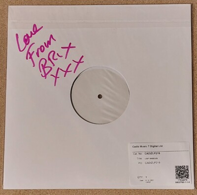 Brix Smith & Marty Willson Piper - Lost Angeles - Test Pressing LP - Signed!