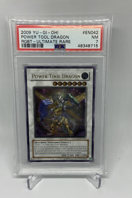 Yu Gi Oh Power Tool Dragon Rgbt En042 Ultimate Rare Psa Nm 7 Ebay