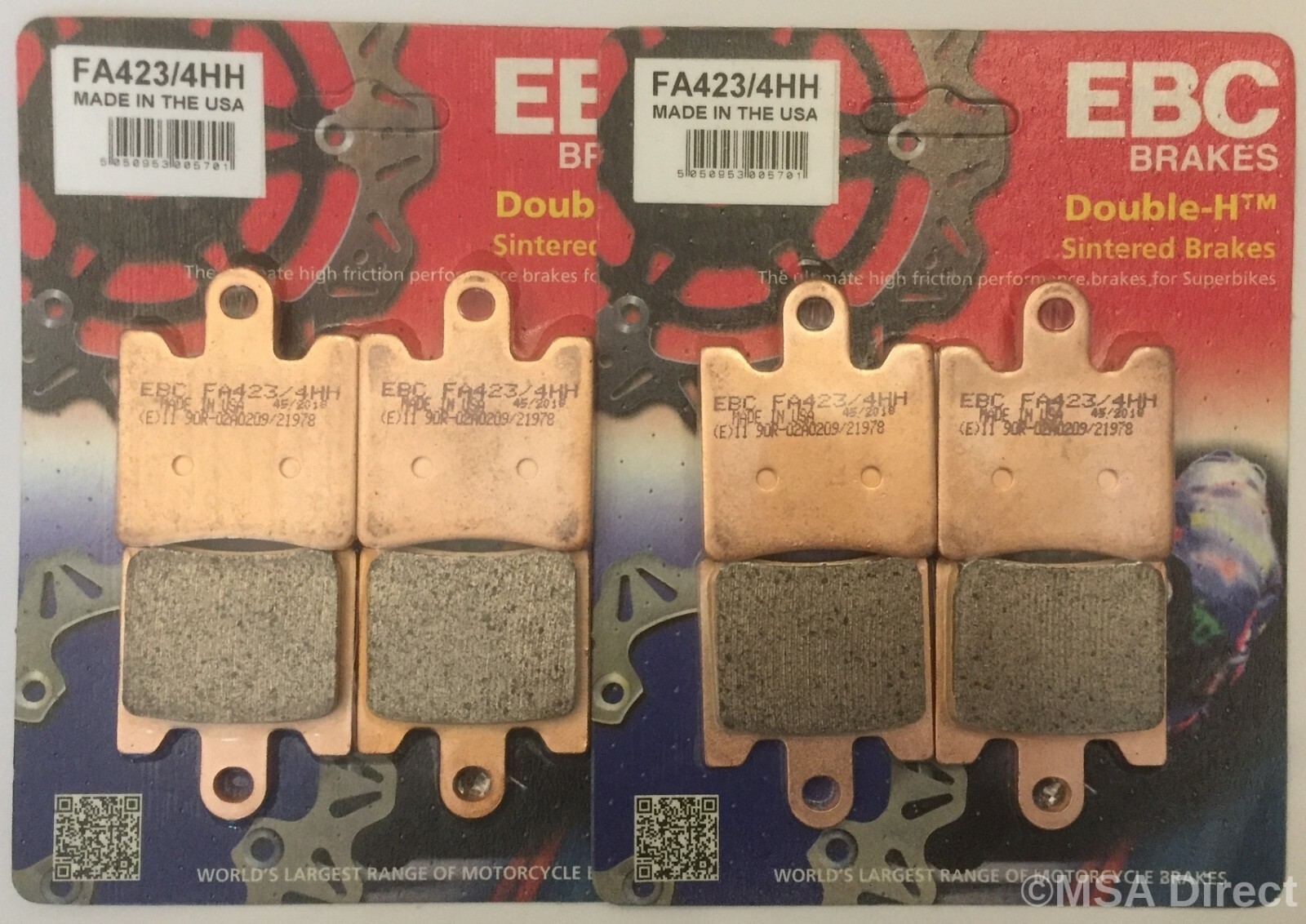 EBC Sintered FRONT Disc Brake Pads Fits YAMAHA XV1900 (2011 to 2016)