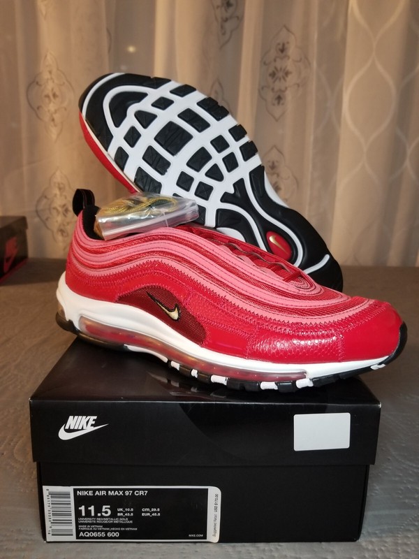 Rare New Nike Air Max 97 Cr7 size 11.5 Portugal Patchwork Cristiano Ronaldo 