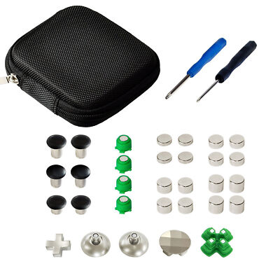 31 In 1 Custom Thumbstick Joypad D-Pad ABXY Bullet Set with T6 Tools for PS4 SL