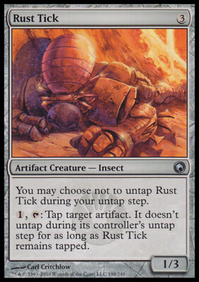 Magic the Gathering MTG Rust Tick (198) Scars of Mirrodin   LP