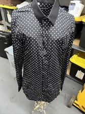 DOLCE & GABBANA Polka Dot Size 39 / 15 1/2 NWT