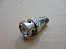 25 Pack, BNC Male Plug to F Female Jack Coax Video Connector Adapters