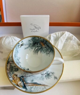 Hermes Tea Cup Saucer Carnets d