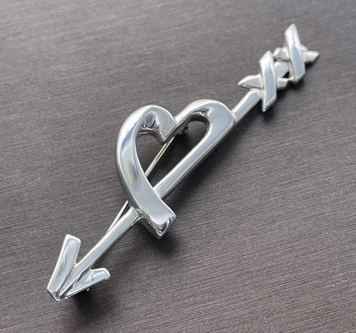 Tiffany und Co Picasso Herz und Pfeil Anstecknadel Brosche - Bild 2 von 8