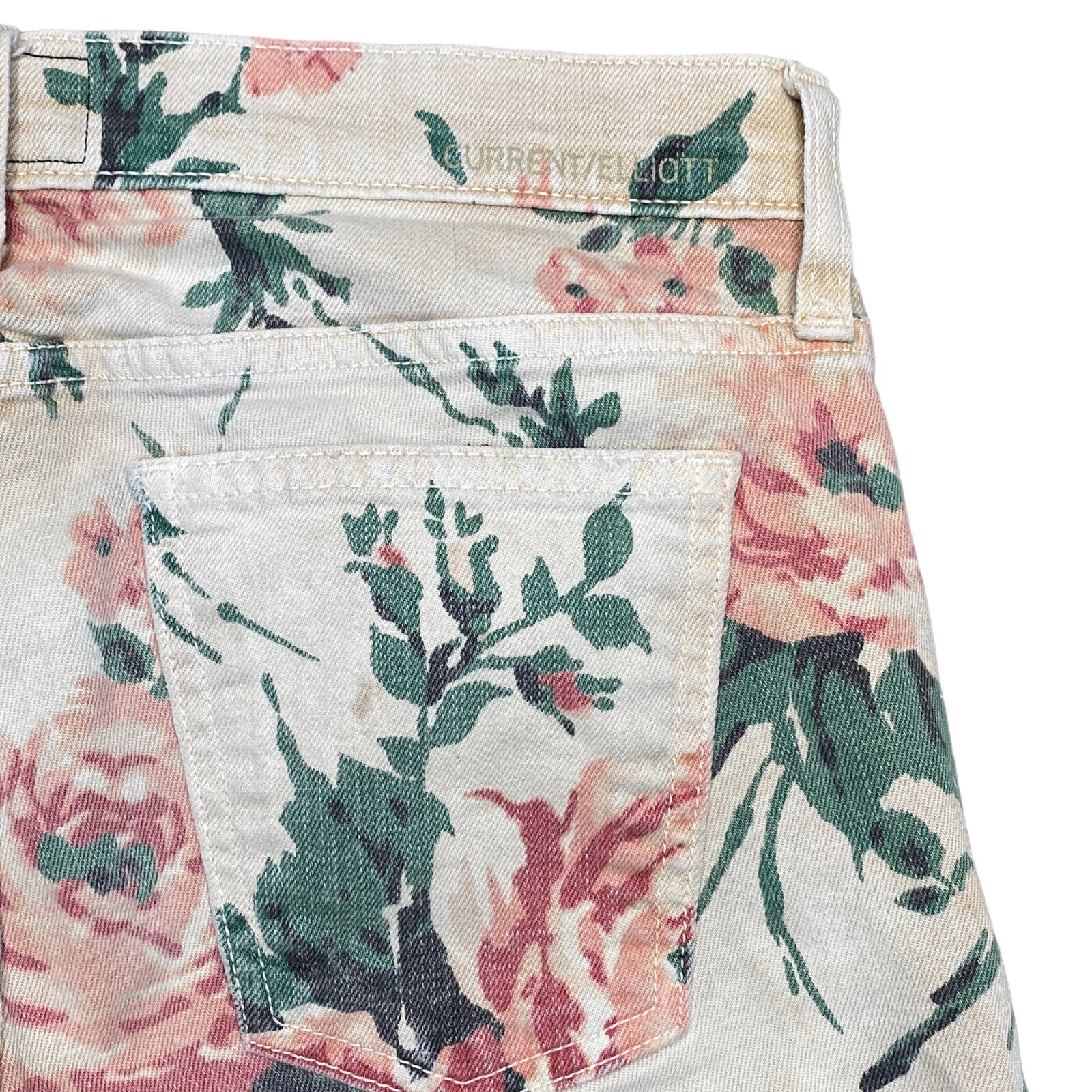 CURRENT/ELLIOTT The Stiletto Haystack Floral DENI… - image 14