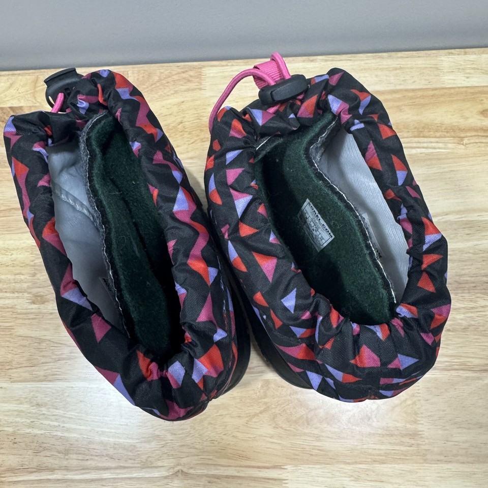 Sorel Flurry Girls 6 Youth Waterproof Winter Snow Boots Purple Pink