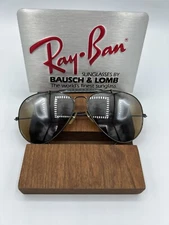 Vintage Ray Ban B&L L1635 Black Chrome BROWN B15 TGM 62mm Sunglasses