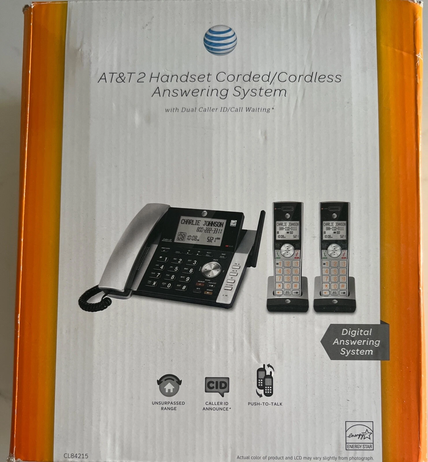 AT&T CL84215 Answering System - Thumbnail 2