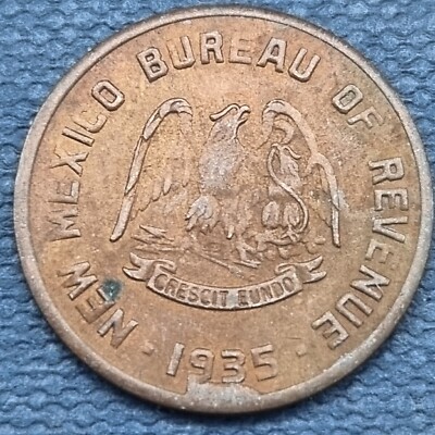 1935 New Mexico Emergency School Tax Token 5 Mills ERROR - MAJOR