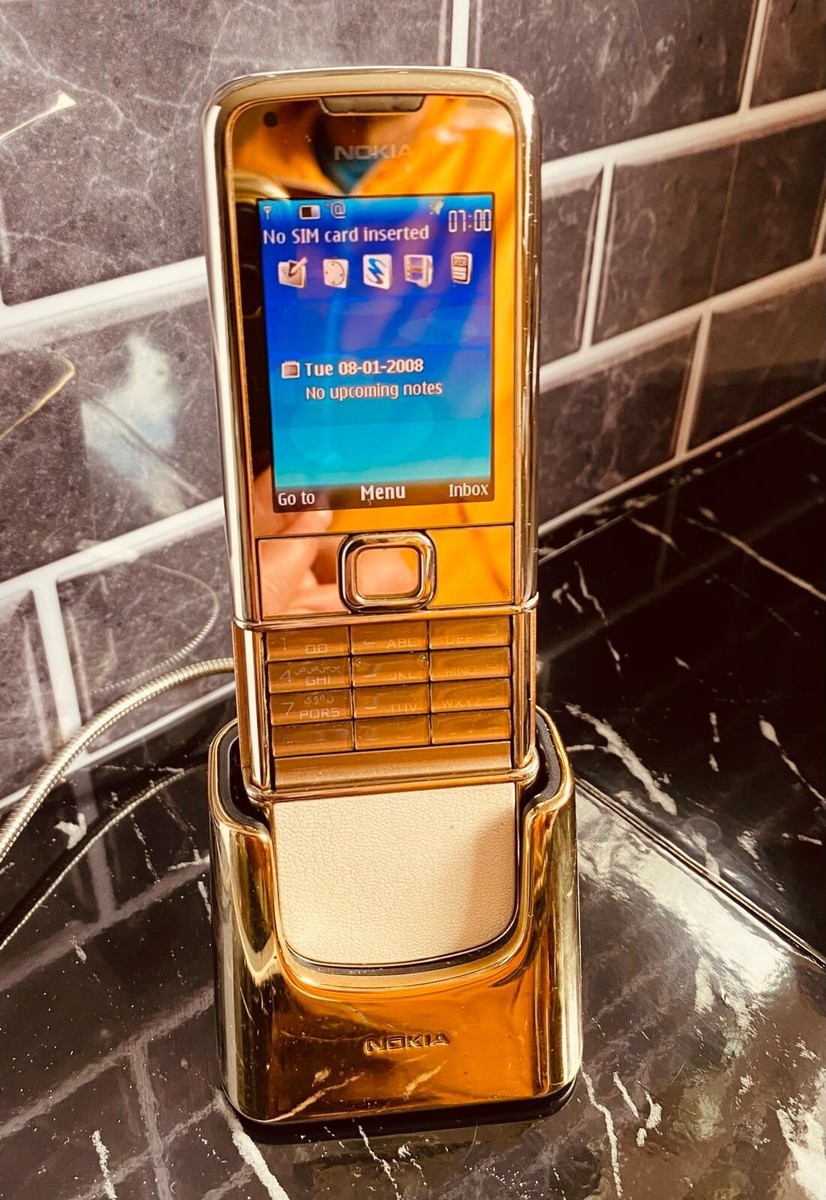 スマートフォン本体 NOKIA 8800 Arte Gold 3G Nokia 8800 Gold Golden Arte Sim Free 3G GSM Mobile Phone 4GB