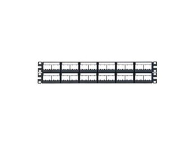 Panduit Cppl48wbly Patch Panel,Mini-Com,Rack Mt,48 Port