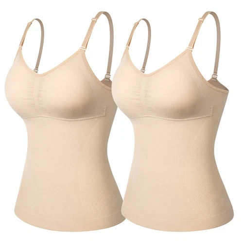 Lady Cami Tummy Firm Control Body Shaper Slimming Waist Shapewear Seamless Vest - Picture 33 of 41