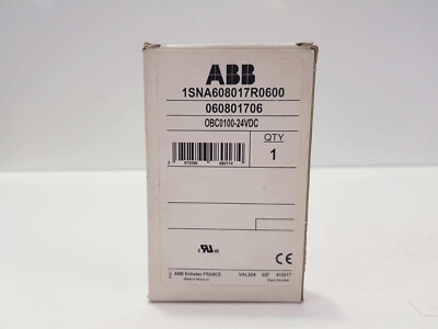 ABB 1SNA608017R0600 INTERFACE RELAY 060801706 OBC0100-24VDC | eBay 