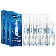 AZSmile 9pc 18ml 35%CP Teeth Whitening Gel Pen Kit Tooth Whitener Non Sensitive