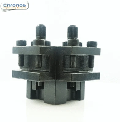 SOBA Schnellspann Stahlhalter für Unimat 3 & 4 Drehmaschinen mit Zwei Halter